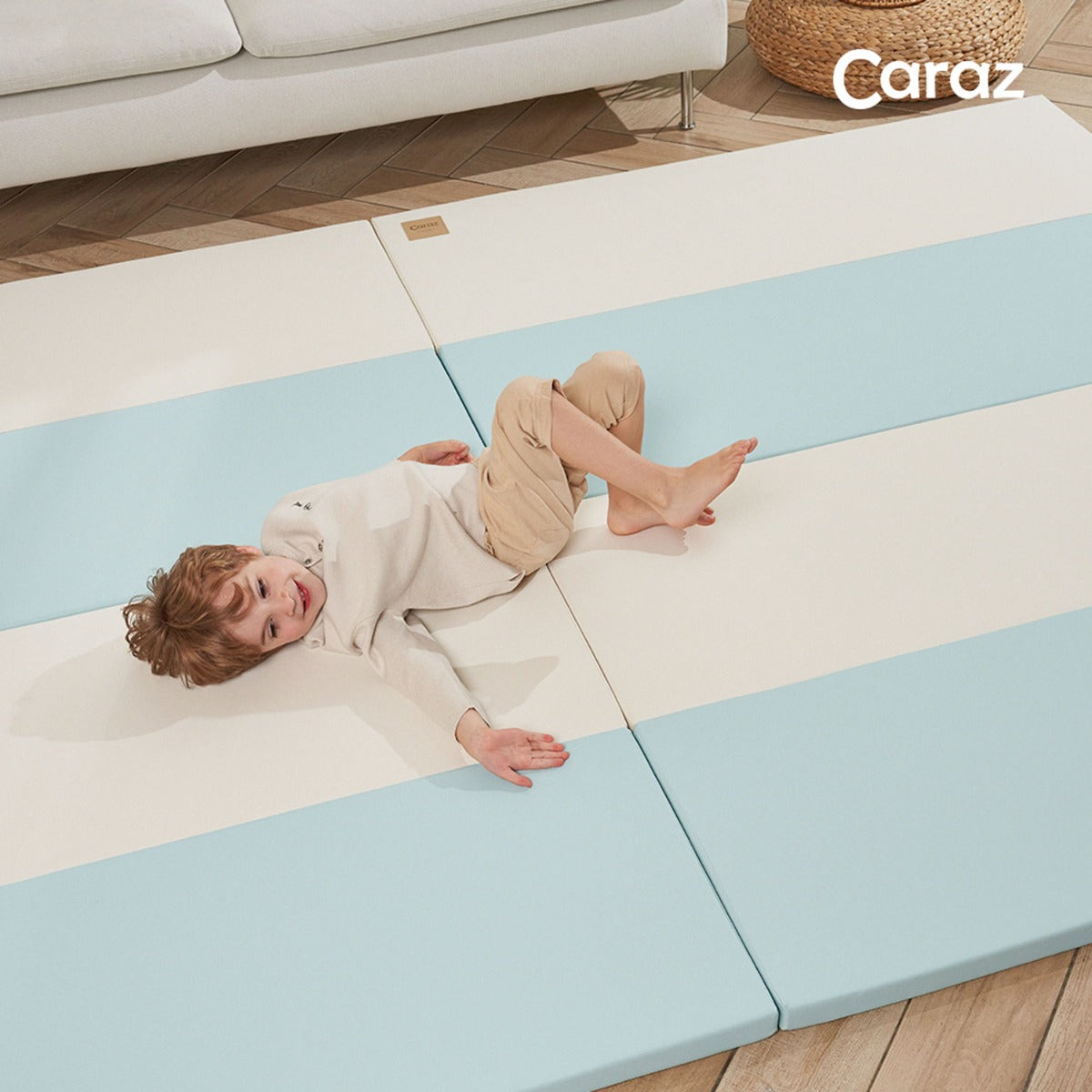 Caraz Secret Wide Folding Playmat, 140 x 200cm (7 Colors) - Pupsik Singapore