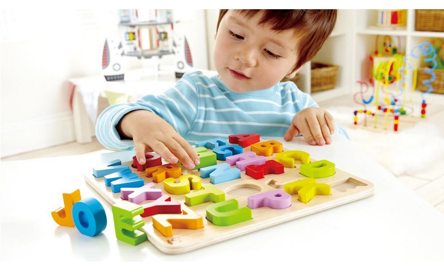 Hape Chunky Alphabet Puzzle (2 Colours)