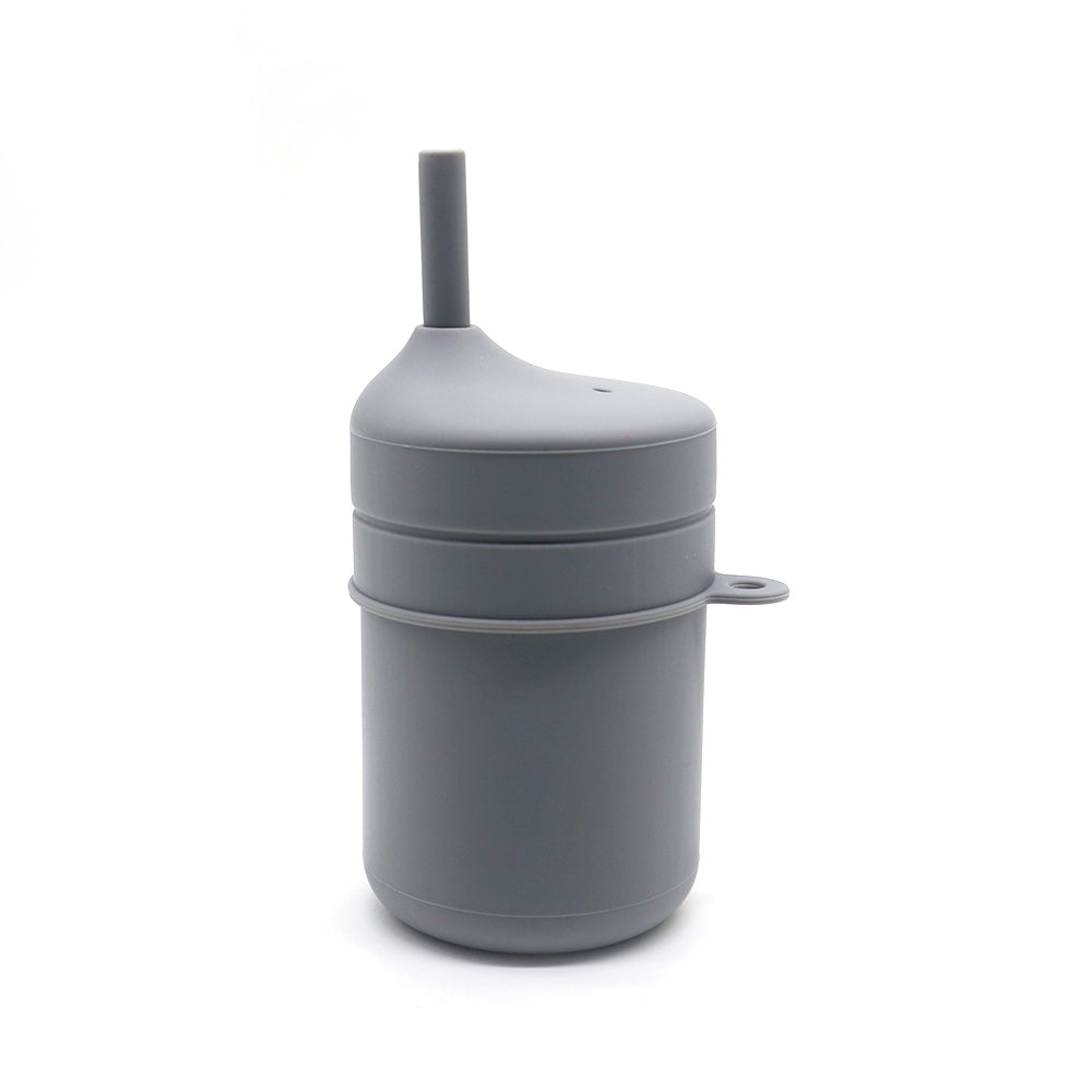 Biomom Silicone Training Straw Cup, 180ml (12 colors) - Pupsik Singapore