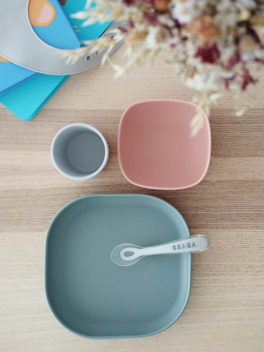 Beaba Silicone Meal Set (7 Colours) - Pupsik Singapore