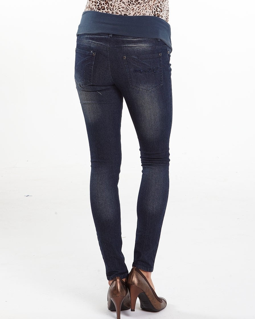 MEV Sexy Skinny Jeans Foldover - Distressed Denim