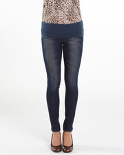 MEV Sexy Skinny Jeans Foldover - Distressed Denim