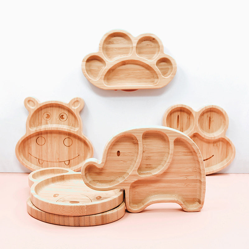 Biomom Bamboo Suction Plate - Elephant (Tradewinds)