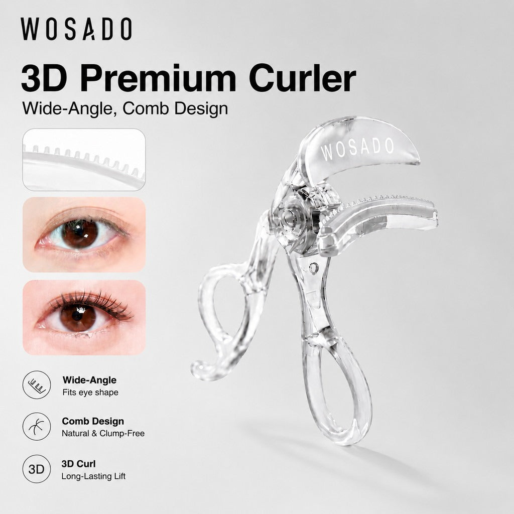 WOSADO 3D Premium Eyelash Comb Curler (2 Colors)