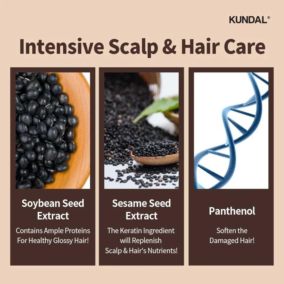 Kundal Honey & Macadamia Nature Shampoo, 500ml - Cherry Blossom