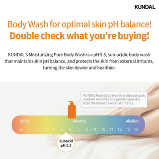 Kundal Honey & Macadamia Pure Body Wash, 500ml - Baby Powder (Exp 10/27)