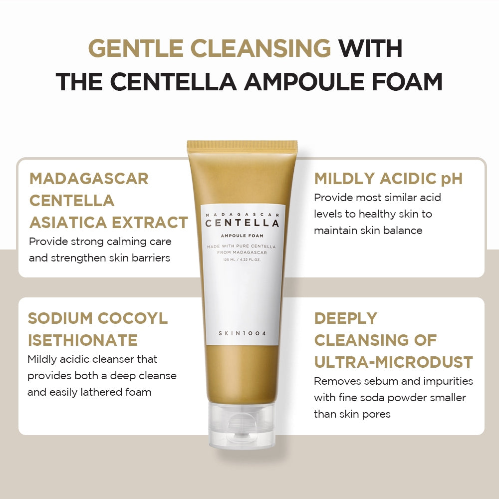 SKIN1004 Madagascar Centella Ampoule Foam, 125ml (Exp 05/27)