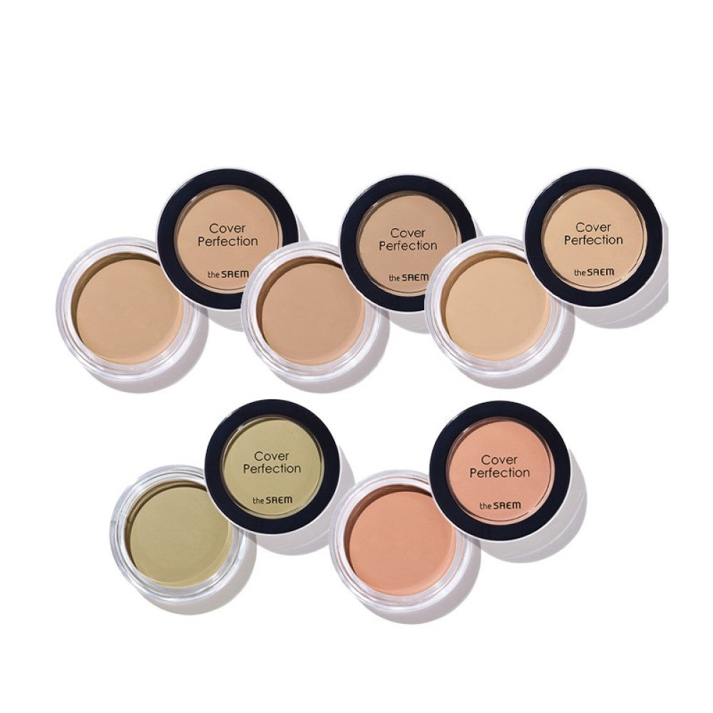 The Saem Cover Perfection Pot Concealer,6g (4 Shades)