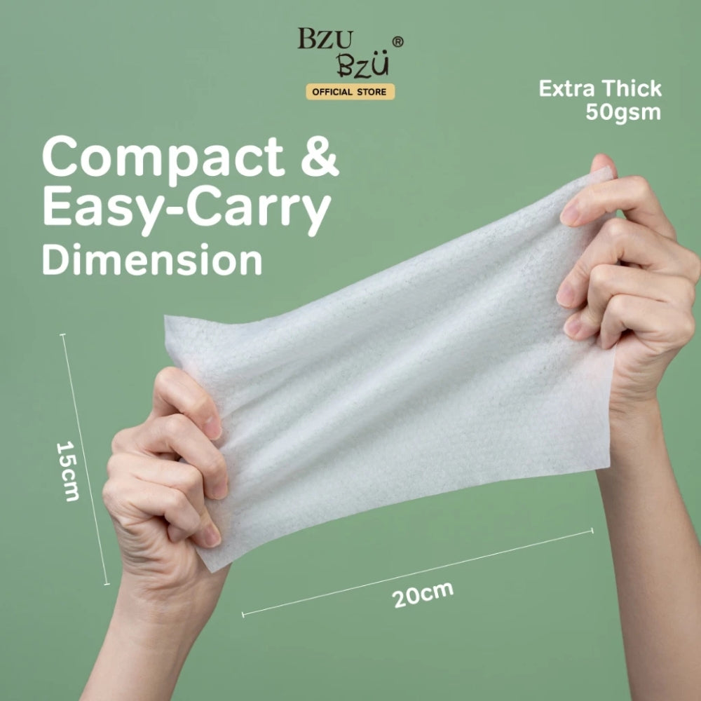 BZU BZU New Antibacterial Baby Wipes, 2 x 80s (Exp 05/28)
