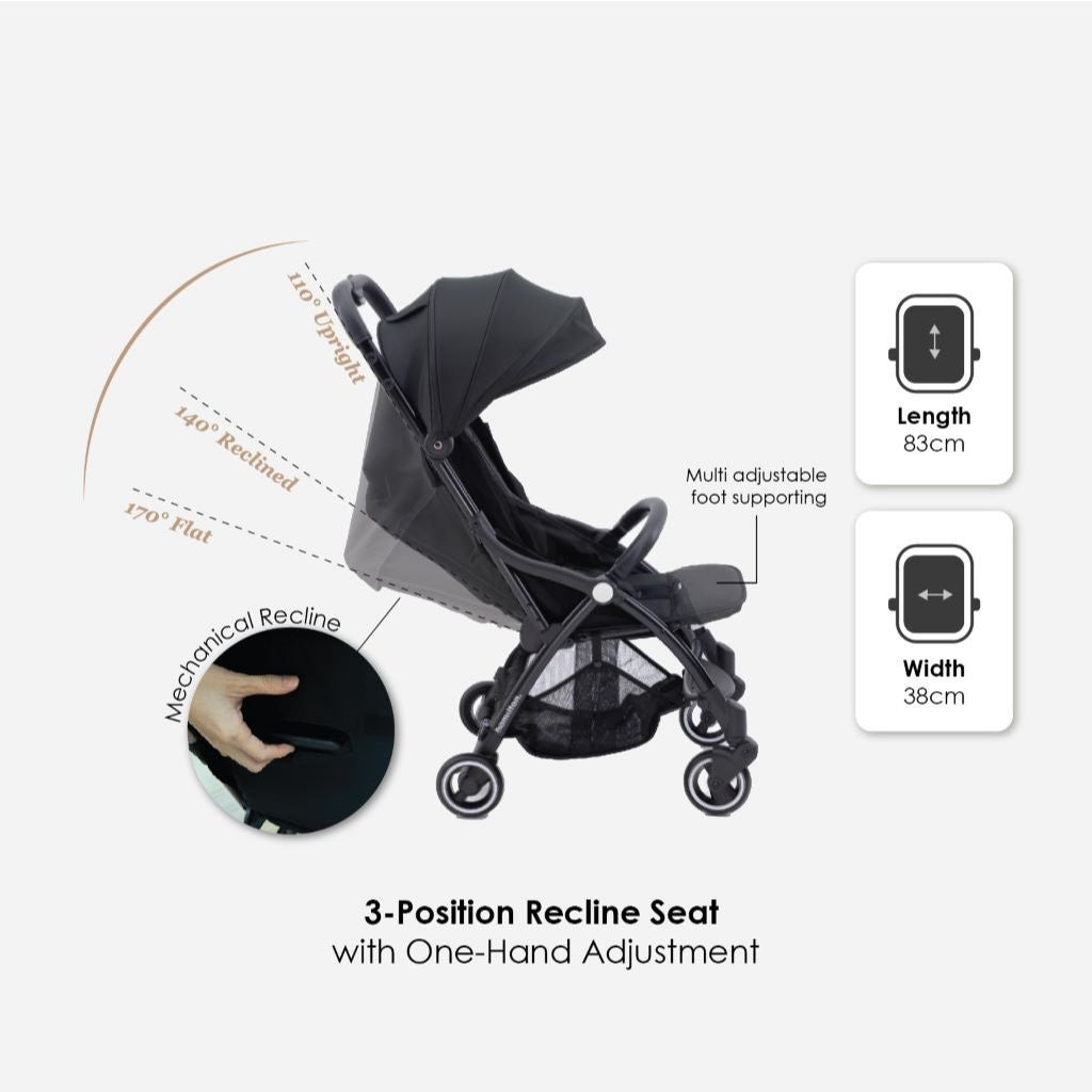 Hamilton X1 Lite MagicFold Stroller (2 Colors)