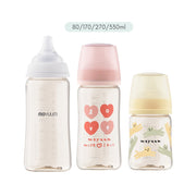 Moyuum 3rd Gen PPSU Gen All-in-One Feeding Bottle, 80/170/270/330ml (11 Designs)