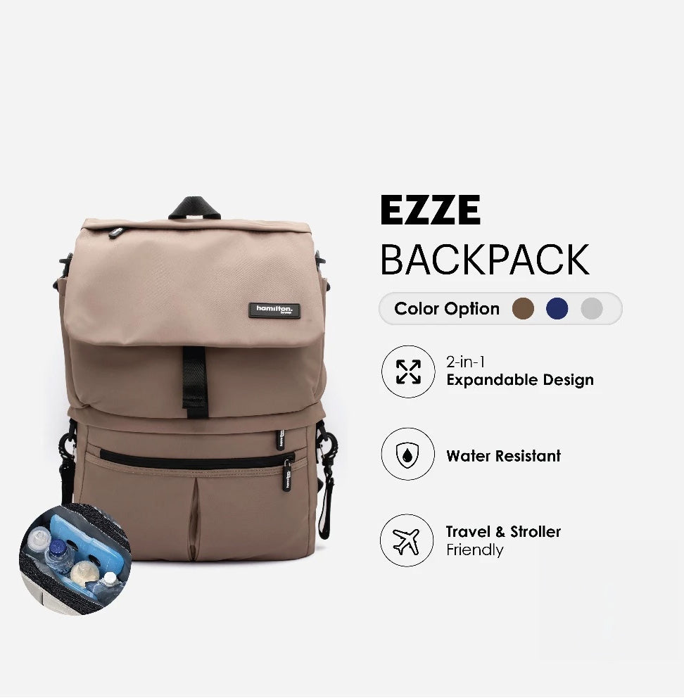 Hamilton EZZE Backpack with Detachable Cooler Bag (3 Colors)