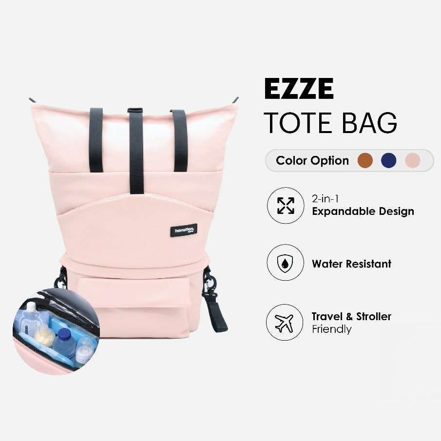Hamilton Ezze Tote Bag with Detachable Cooler Bag (3 Colors)