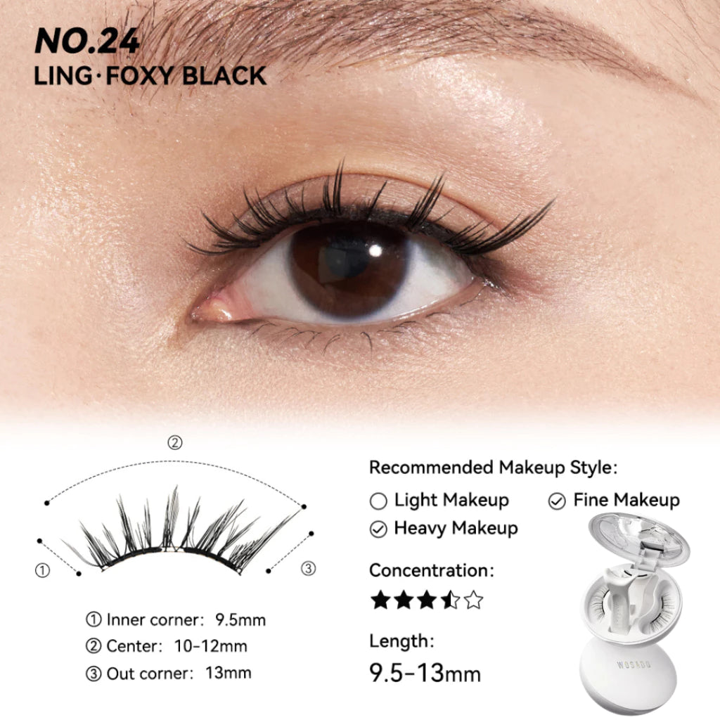 WOSADO Soft Magnetic Eyelashes (40 Types)