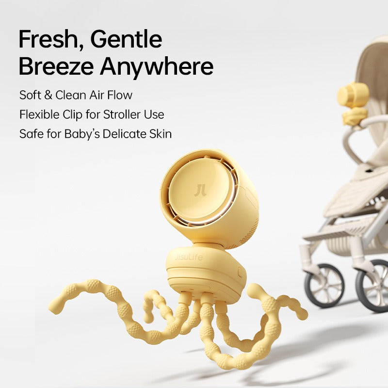 JisuLife Clip/Octopus Stroller Fan Life 3, 5000mah (4 Types)