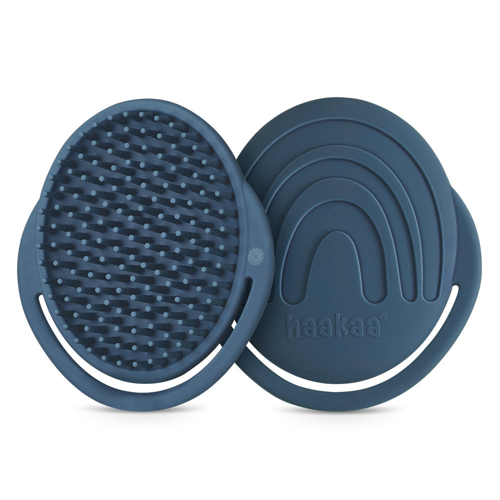 Haakaa Silicone Shampoo Brush (3 Colors) - Pupsik Singapore