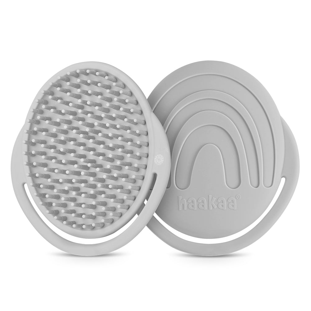 Haakaa Silicone Shampoo Brush (3 Colors) - Pupsik Singapore