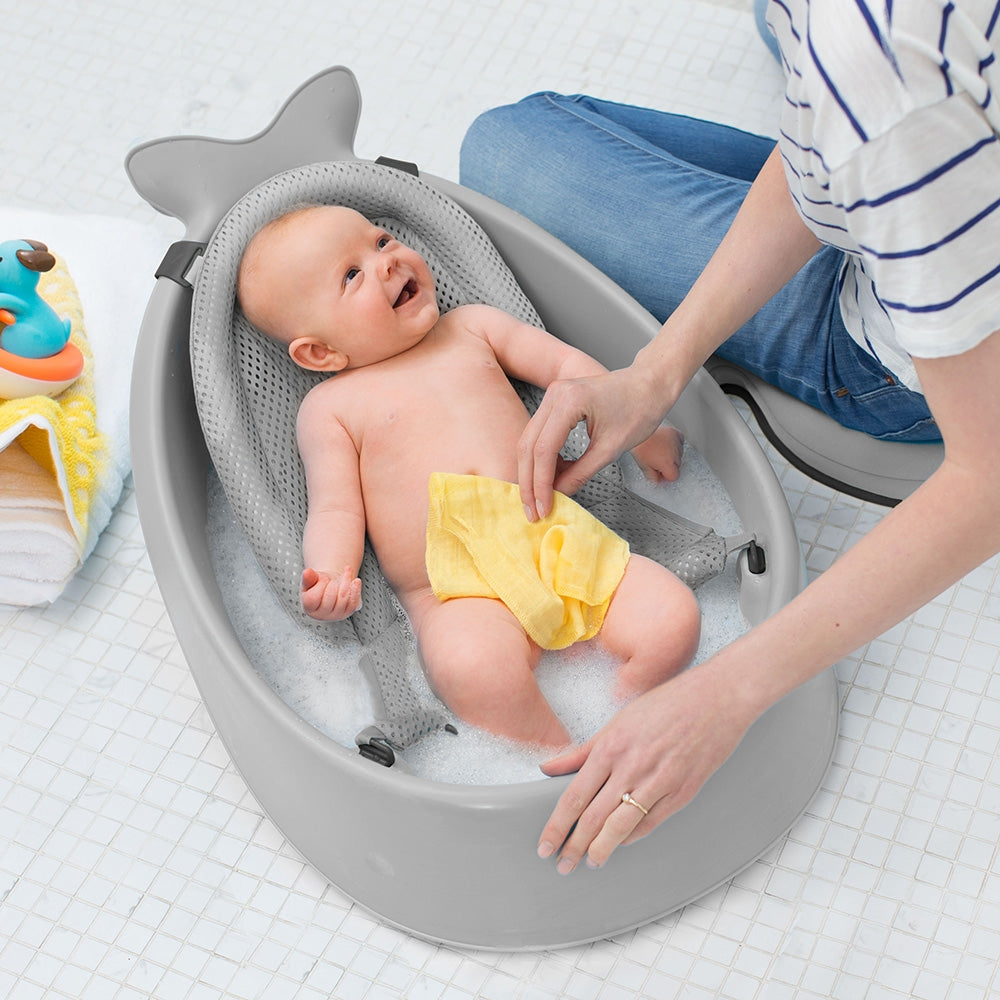 Skip Hop Moby Smart Sling 3-stage Baby Bath Tub (3 Colors) - Pupsik Singapore