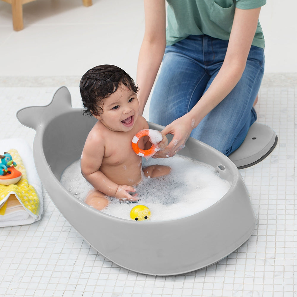 Skip Hop Moby Smart Sling 3-stage Baby Bath Tub (3 Colors) - Pupsik Singapore
