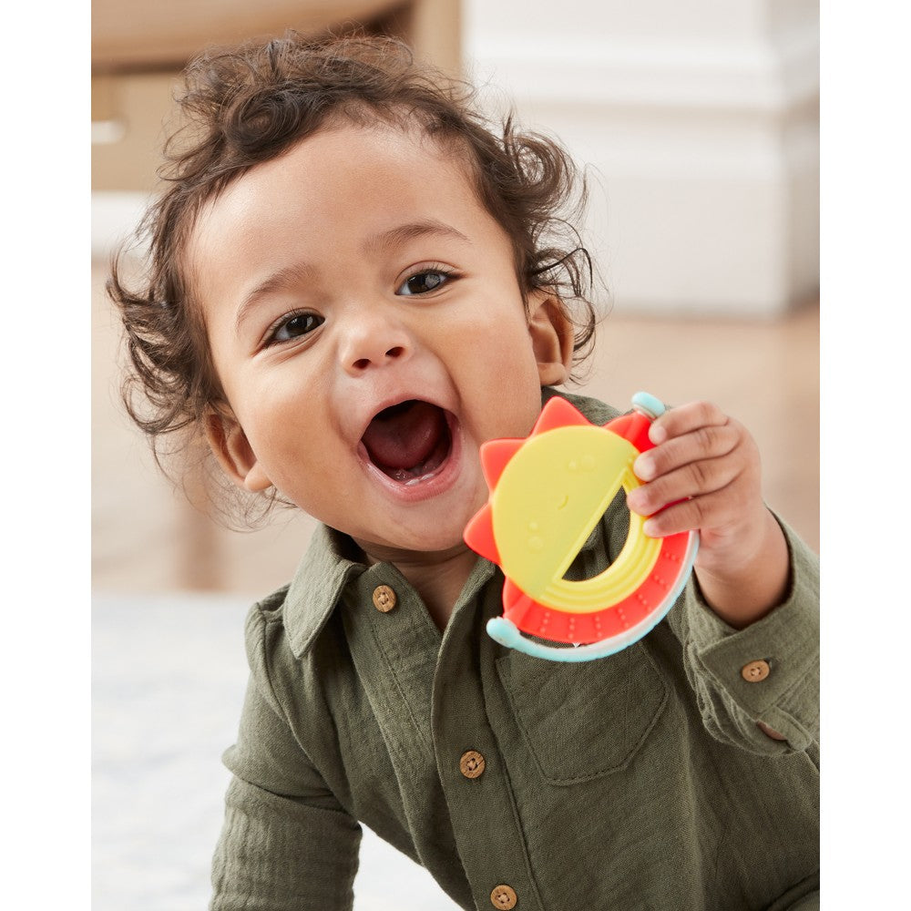 Skip Hop Silver Lining Cloud Teether & Play Toy - Sun