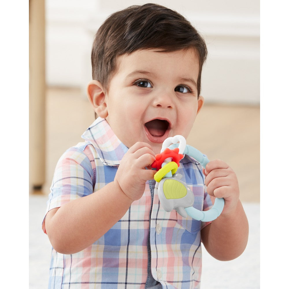 Skip Hop Silver Lining Cloud Teether & Play Toy - Bird
