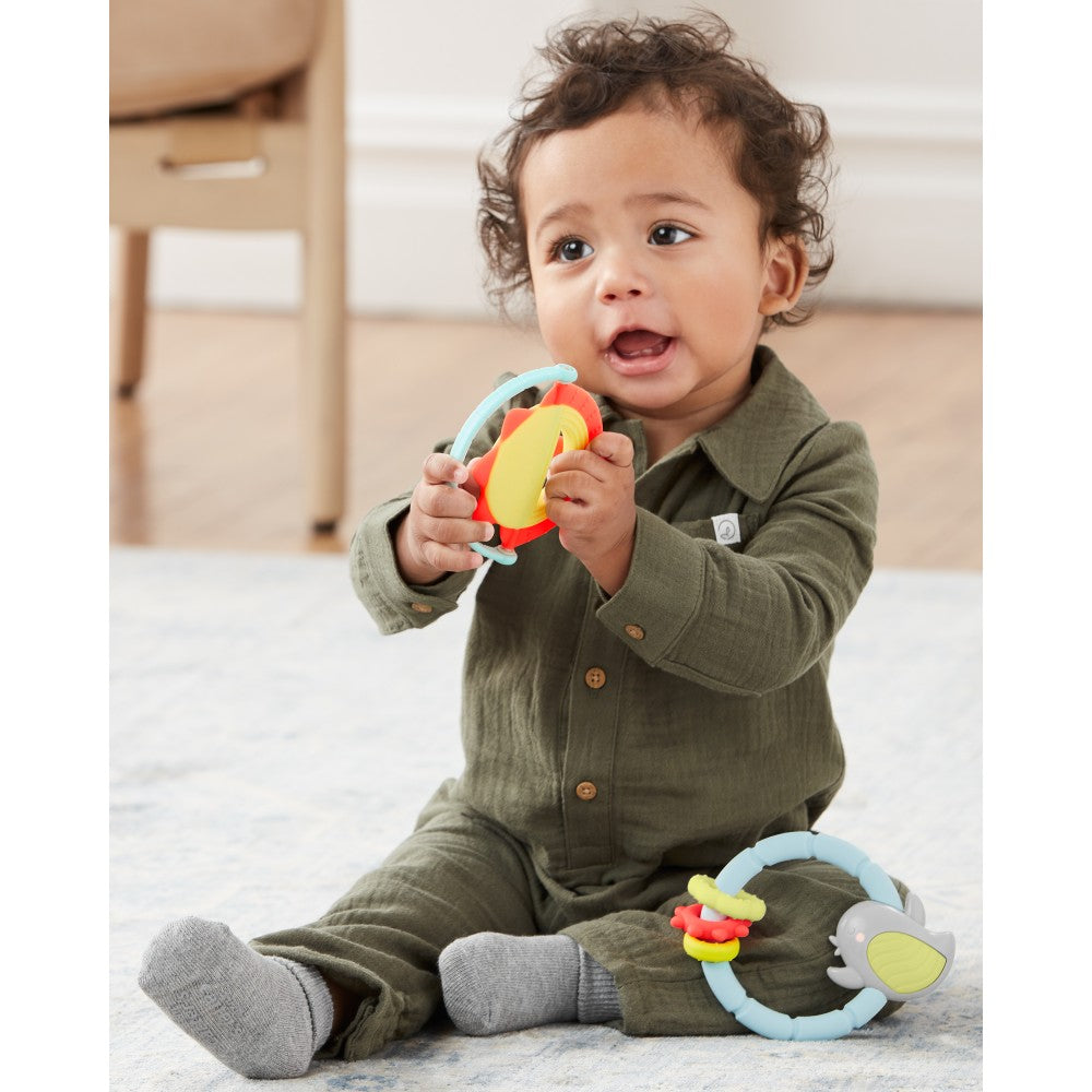 Skip Hop Silver Lining Cloud Teether & Play Toy - Bird