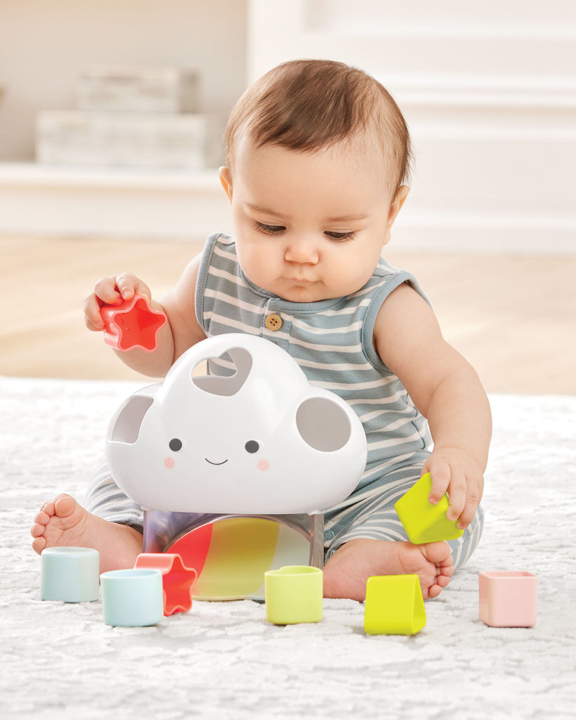 Skip Hop Silver Lining Cloud Feelings Shape Sorter Baby Toy