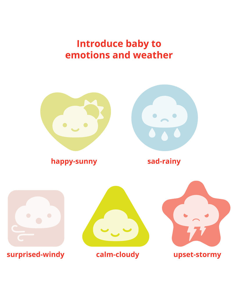 Skip Hop Silver Lining Cloud Feelings Shape Sorter Baby Toy