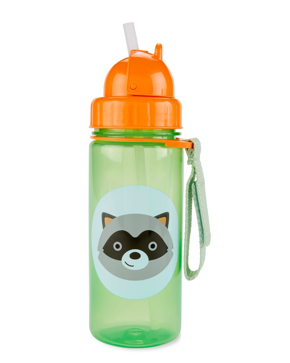 Skip Hop Zoo Straw Water Bottle, 13oz (12 Designs) - Pupsik Singapore
