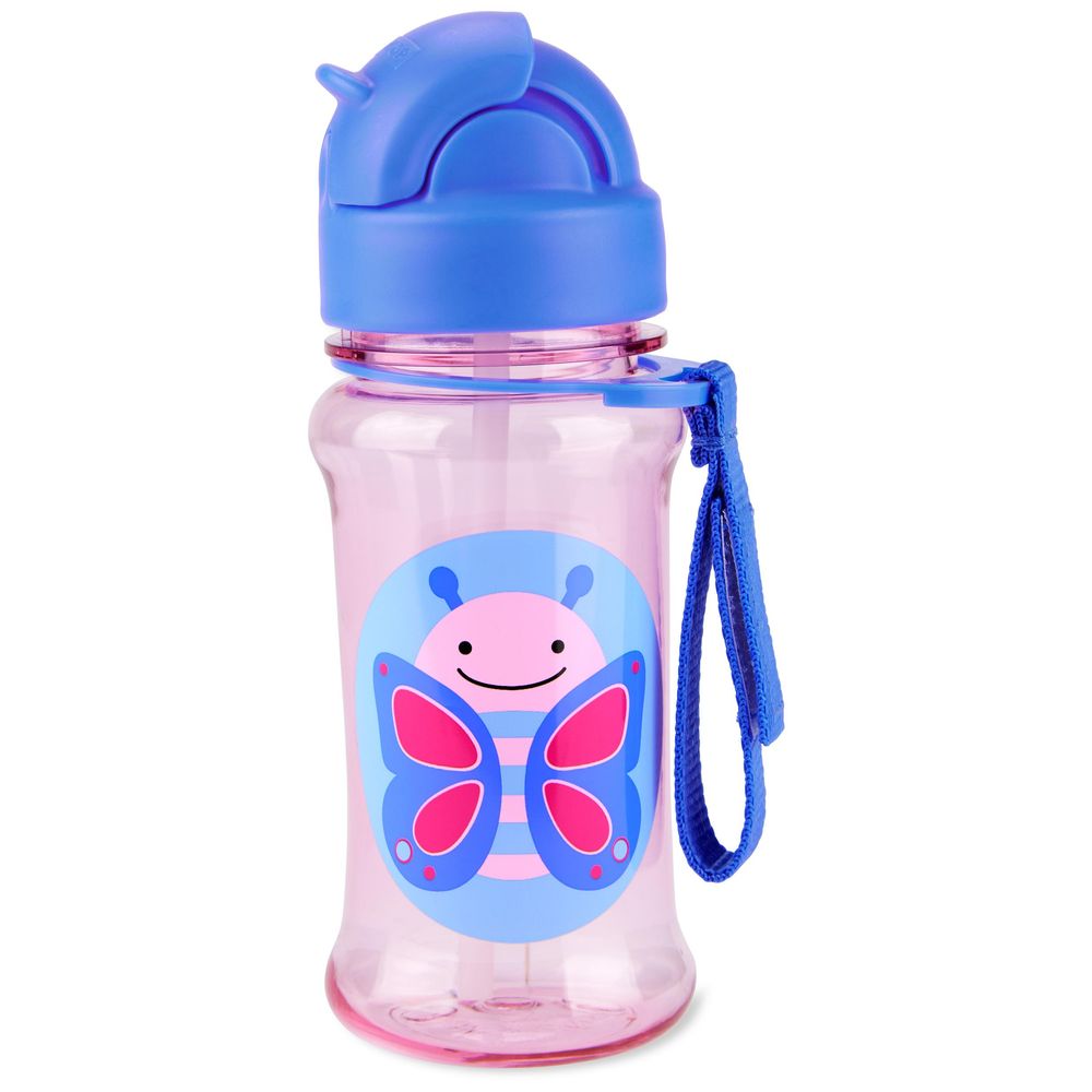 Skip Hop Zoo Tritan Straw Water Bottle, 355ml (11 Designs)