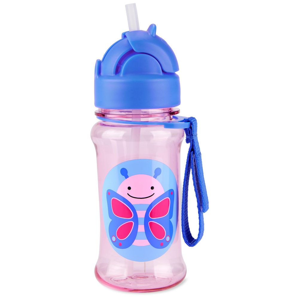 Skip Hop Zoo Tritan Straw Water Bottle, 355ml (11 Designs)