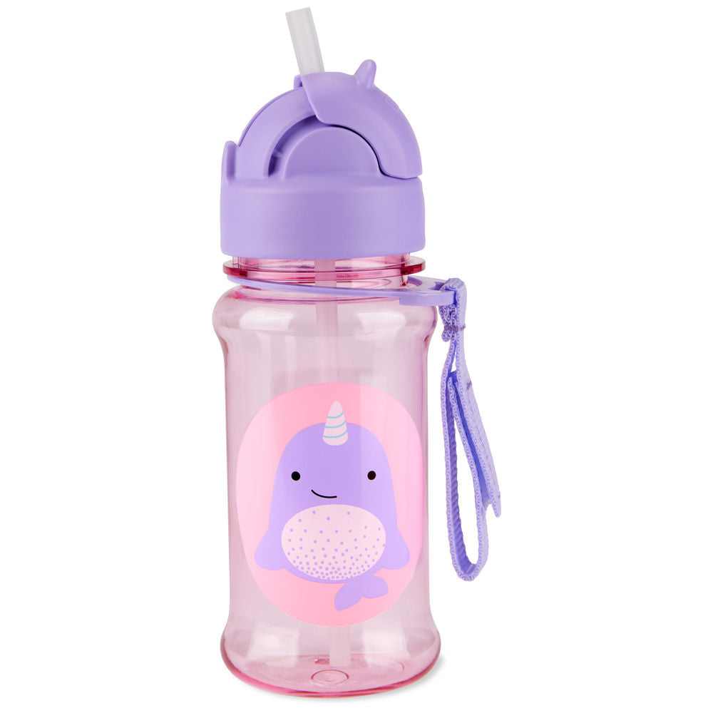 Skip Hop Zoo Tritan Straw Water Bottle, 355ml (11 Designs)