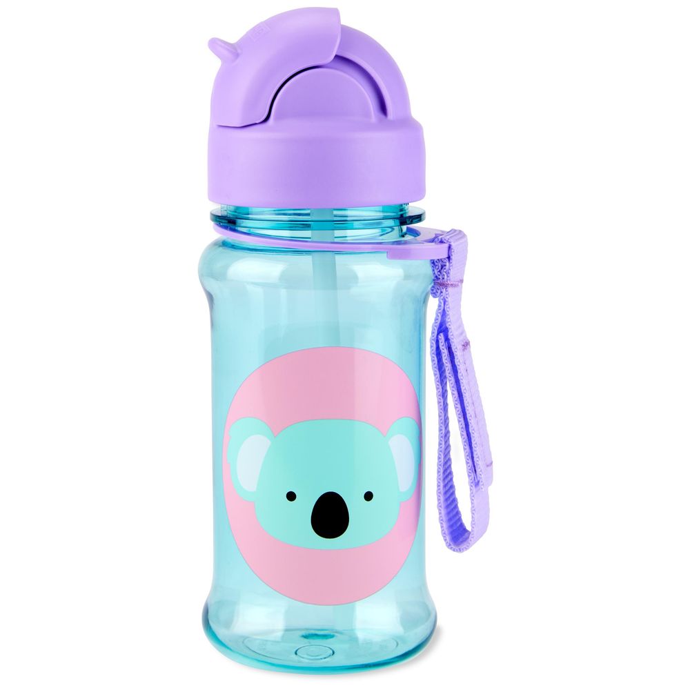 Skip Hop Zoo Tritan Straw Water Bottle, 355ml (11 Designs)