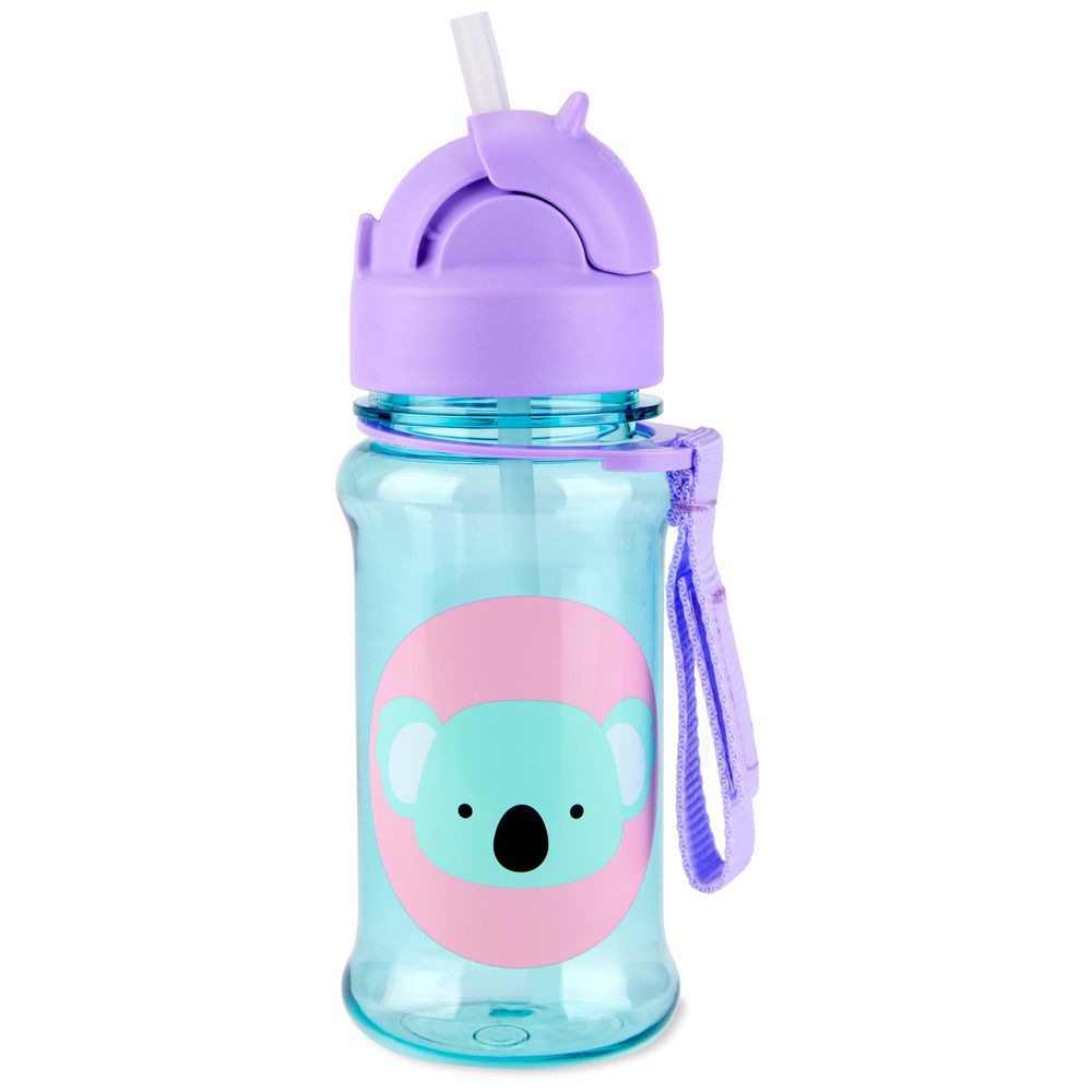 Skip Hop Zoo Tritan Straw Water Bottle, 355ml (11 Designs)