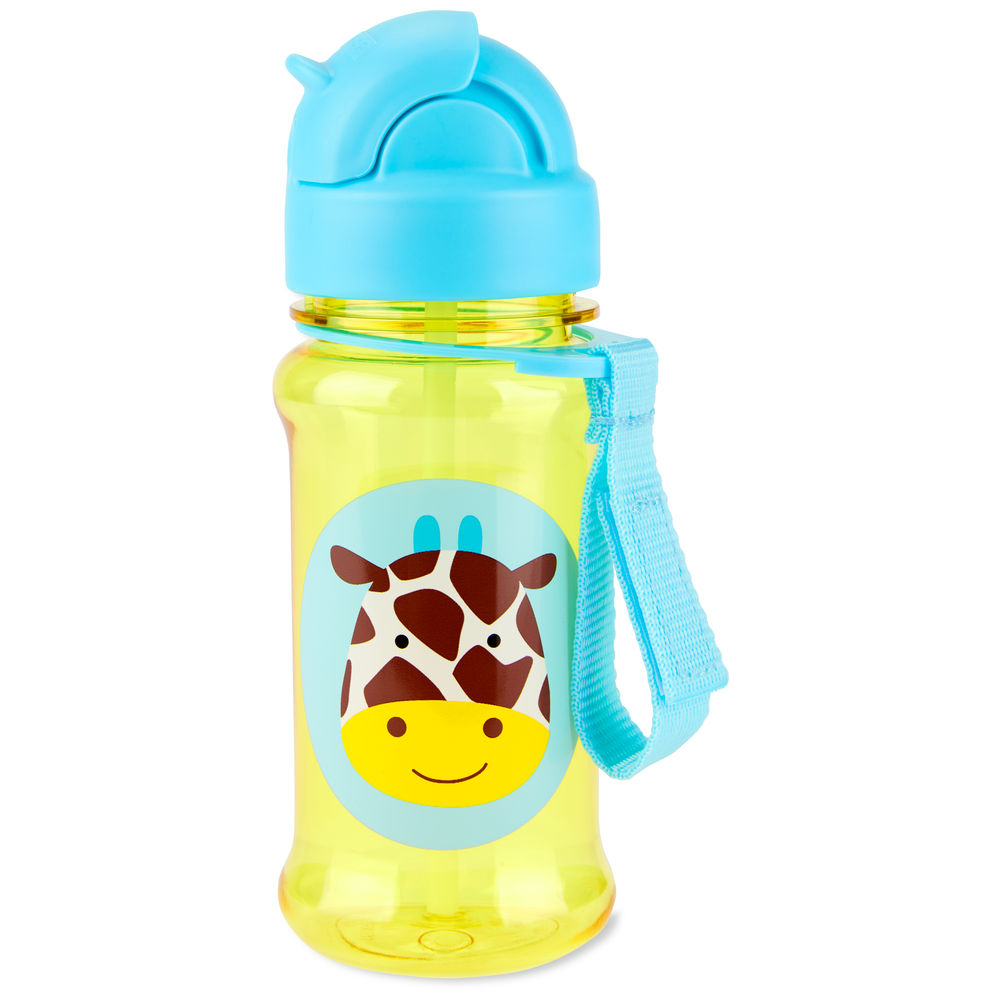 Skip Hop Zoo Tritan Straw Water Bottle, 355ml (11 Designs)