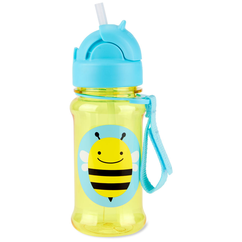 Skip Hop Zoo Tritan Straw Water Bottle, 355ml (11 Designs)