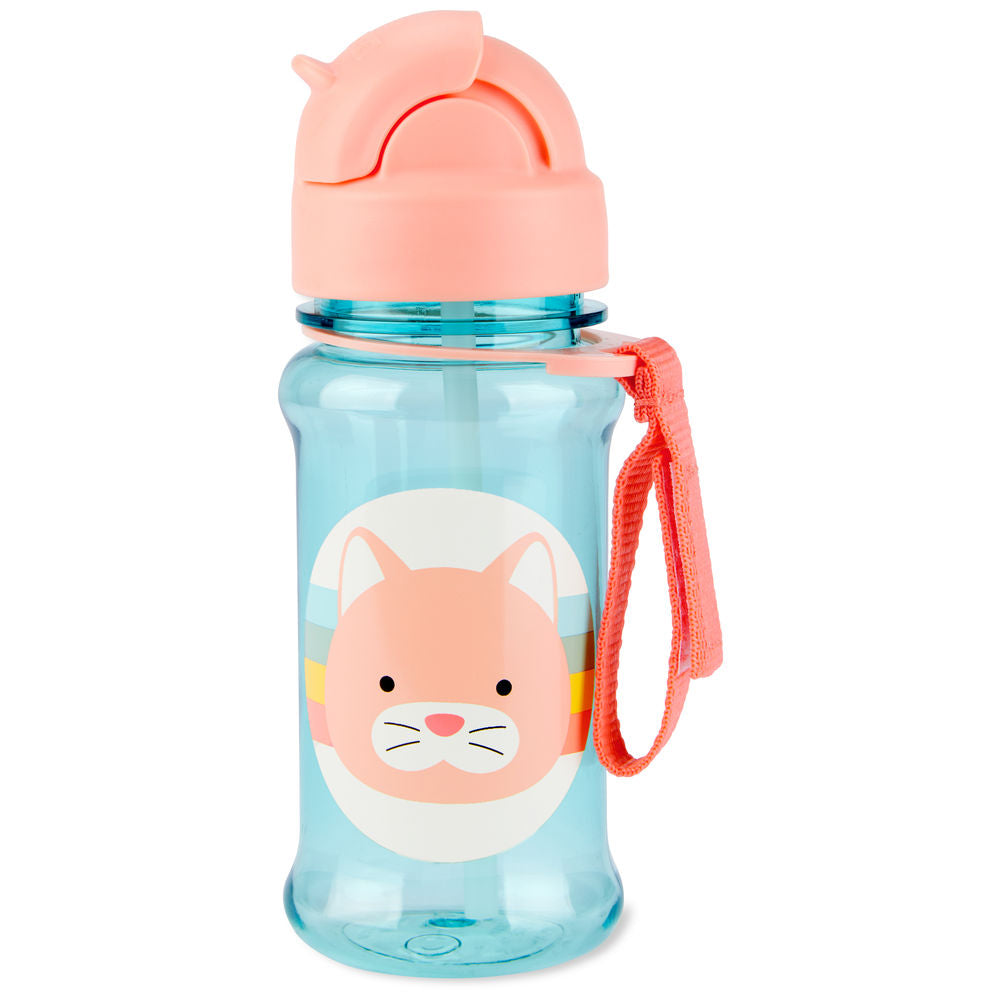 Skip Hop Zoo Tritan Straw Water Bottle, 355ml (11 Designs)