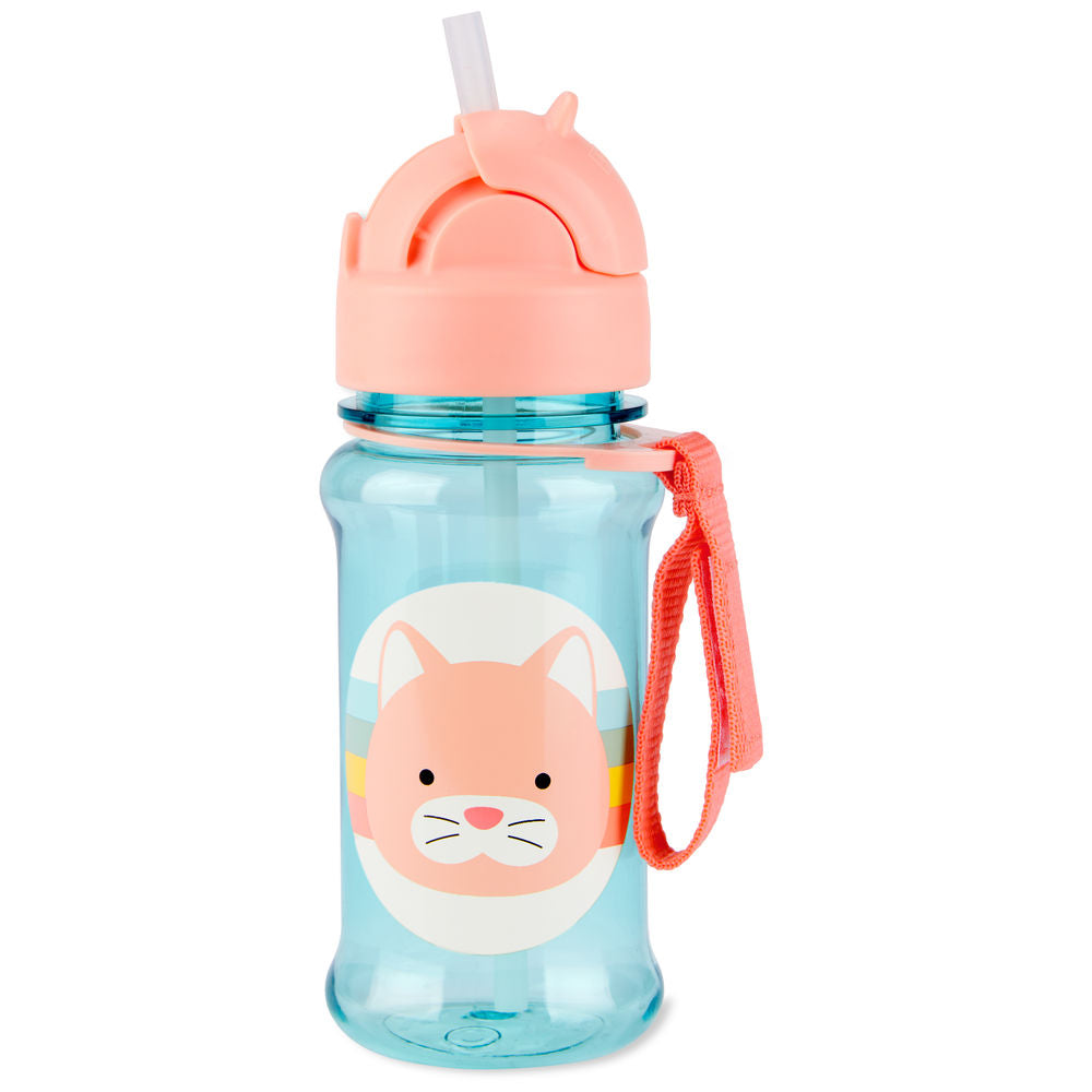 Skip Hop Zoo Tritan Straw Water Bottle, 355ml (11 Designs)