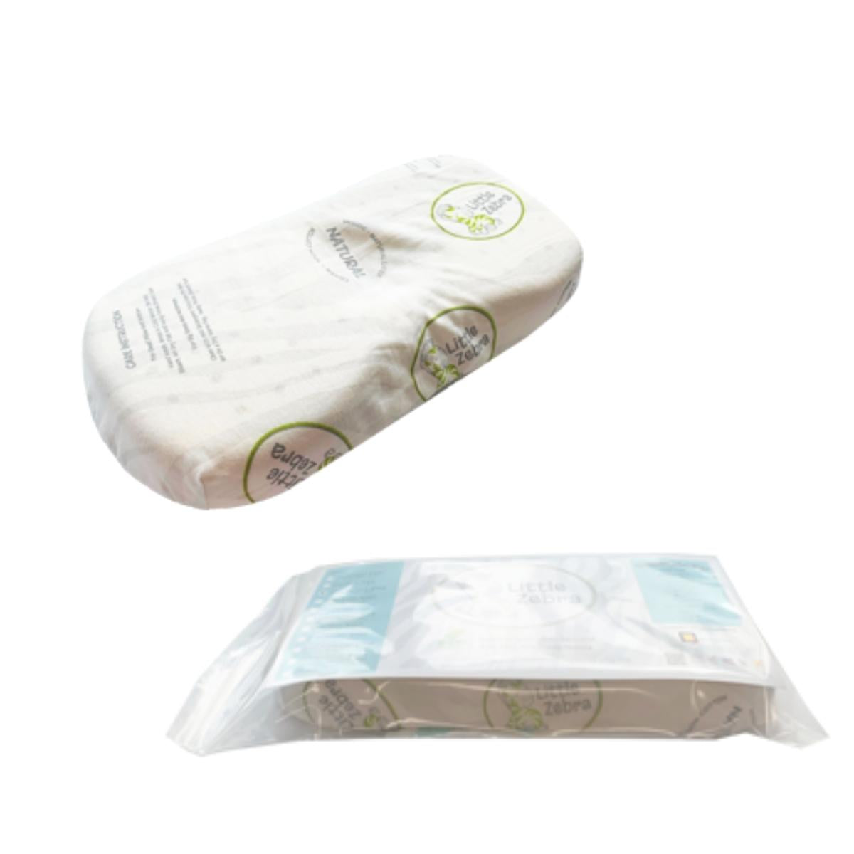 Little Zebra Latex Contour Pillow - Small (17 x 35cm)
