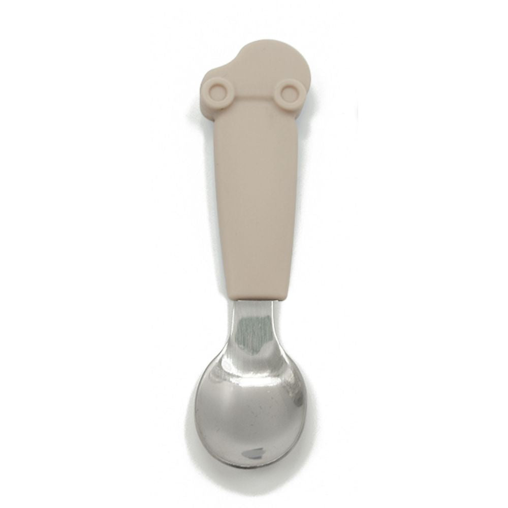 Biomom Silicone Handle Stainless Steel Little Spoon (8 Designs)
