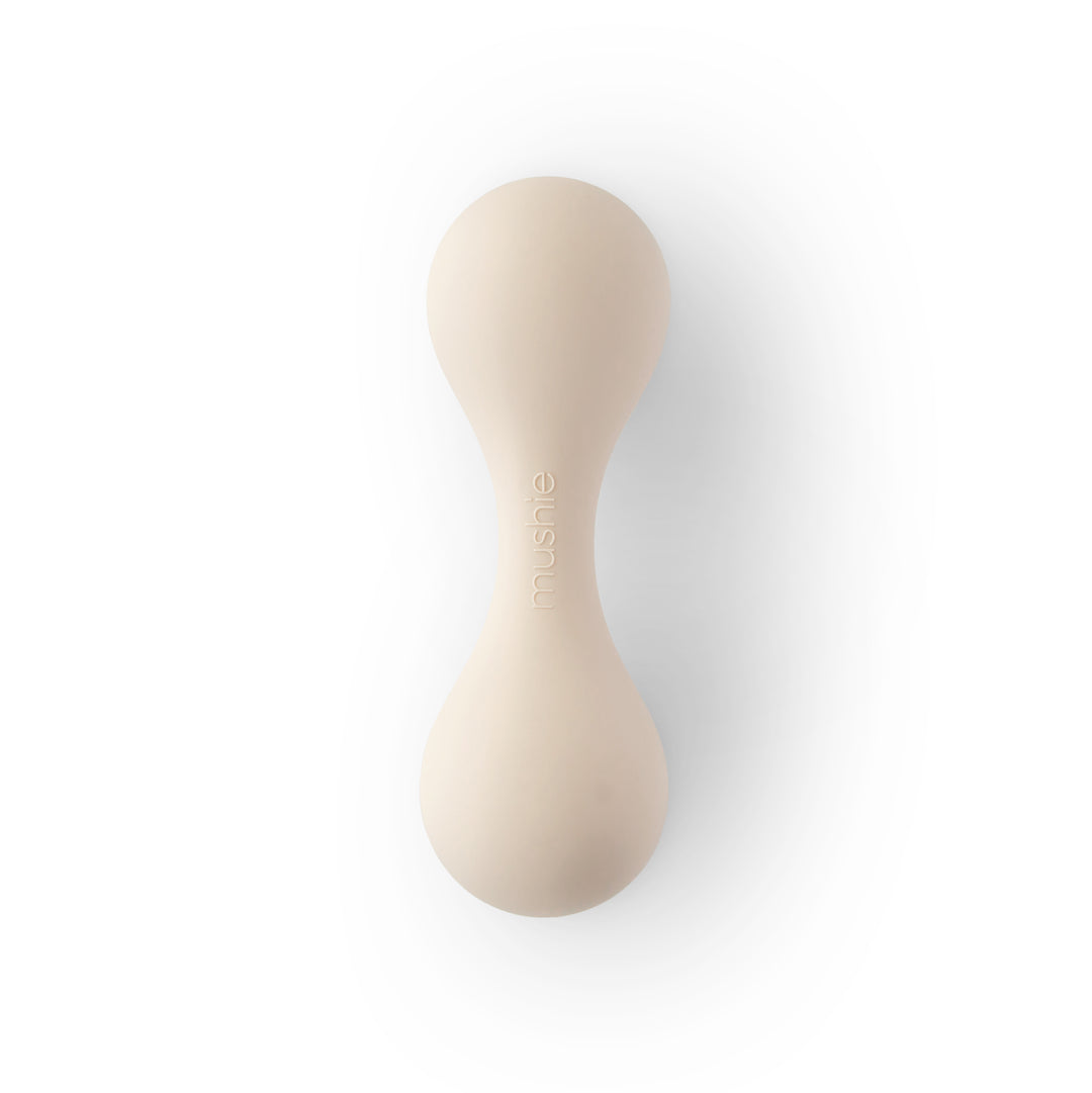 Mushie Silicone Baby Rattle Toy (3 Colors)
