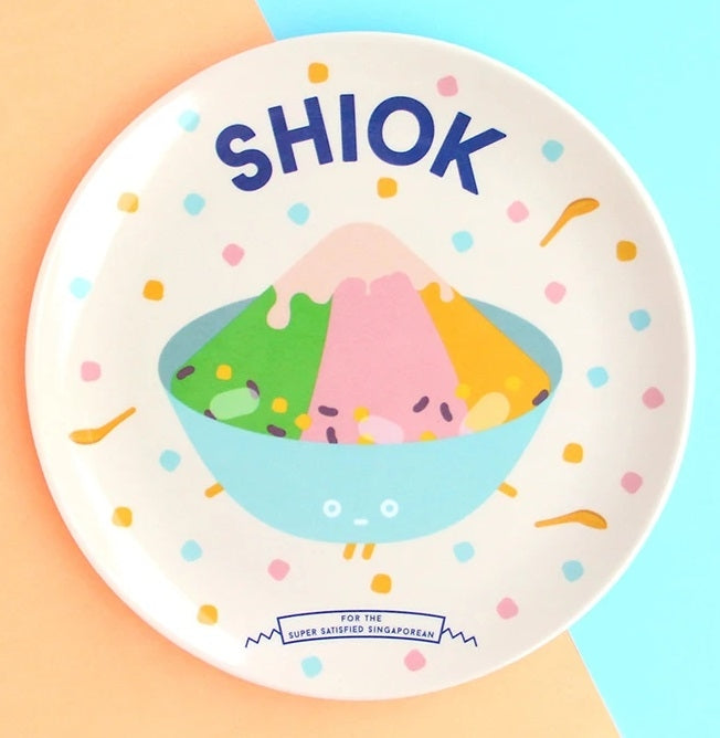The Little Drom Store Melamine Plate (8 inch) (25 Designs) - Pupsik Singapore