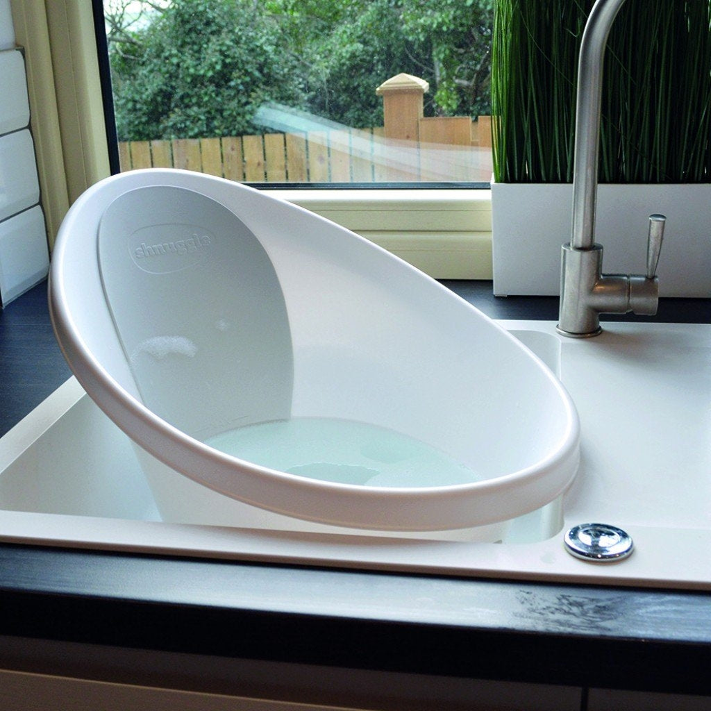 Shnuggle Baby Bath Tub with Plug & Foam Backrest (6 Colors)