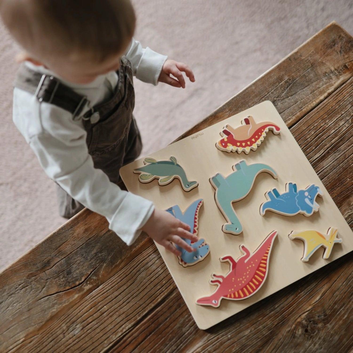Mushie Wooden Puzzle (3 Designs) - Pupsik Singapore