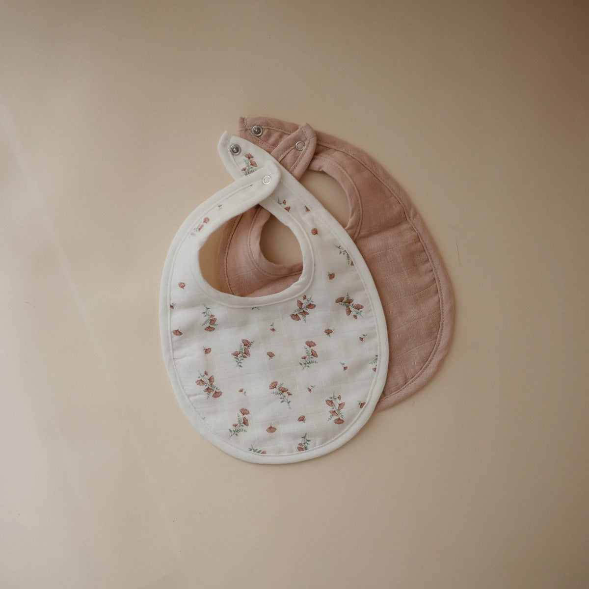 Mushie Muslin Baby Bib, 2pk (6 Designs) - Pupsik Singapore