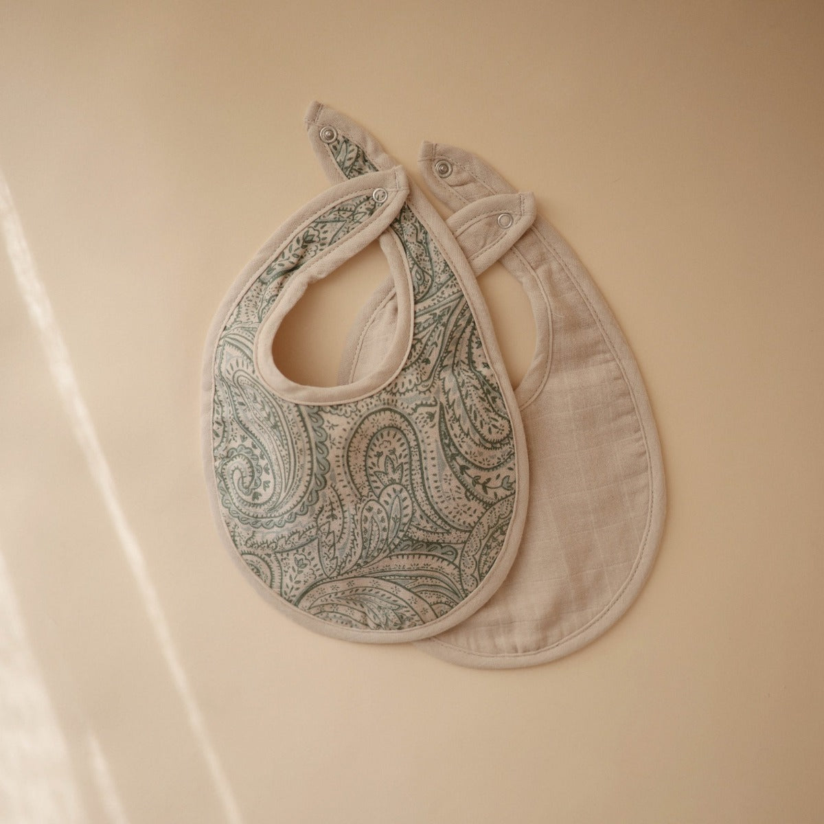 Mushie Muslin Baby Bib, 2pk (6 Designs) - Pupsik Singapore