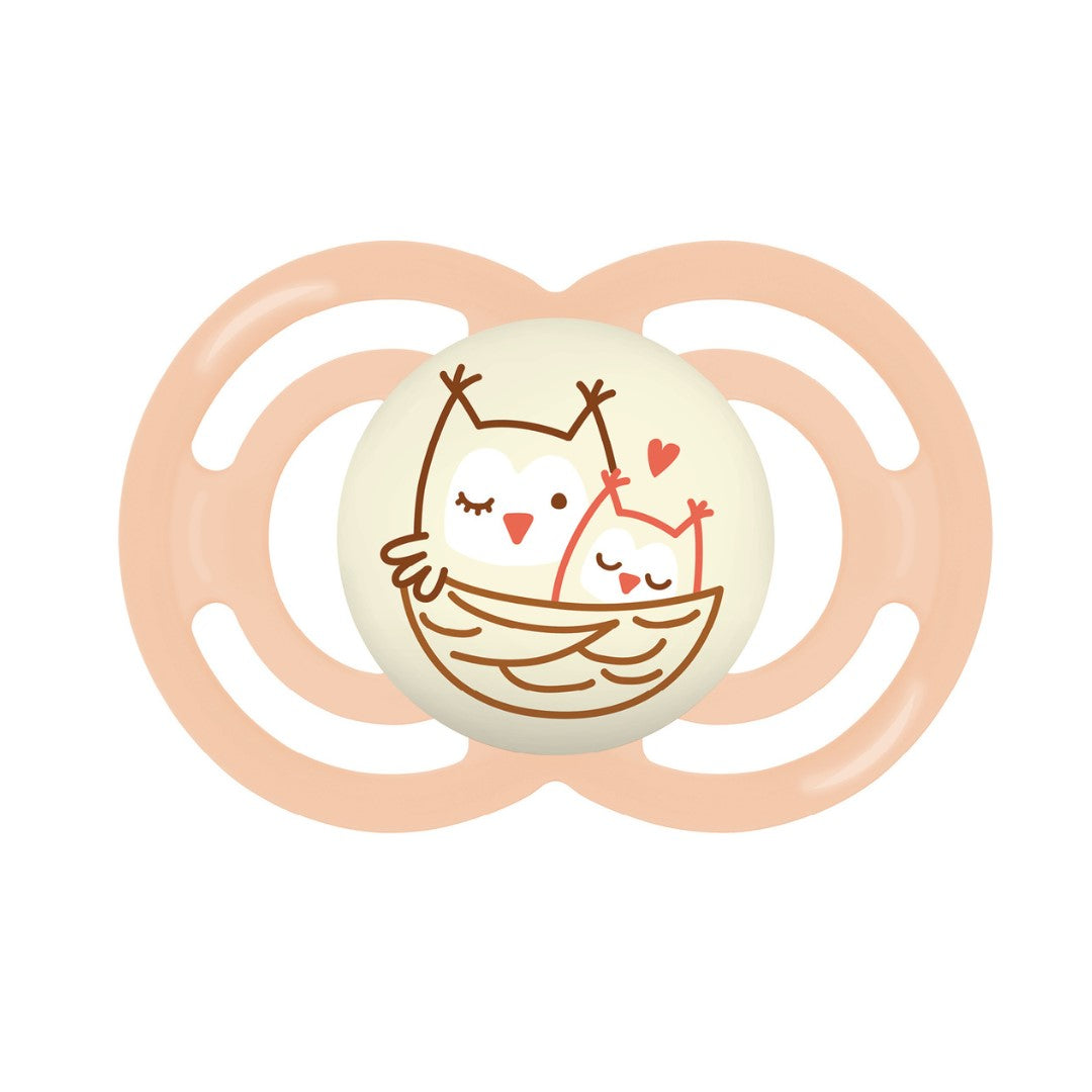 MAM Perfect Night Pacifier with Case, 6M+ (2 Colors Assorted) - Pupsik Singapore