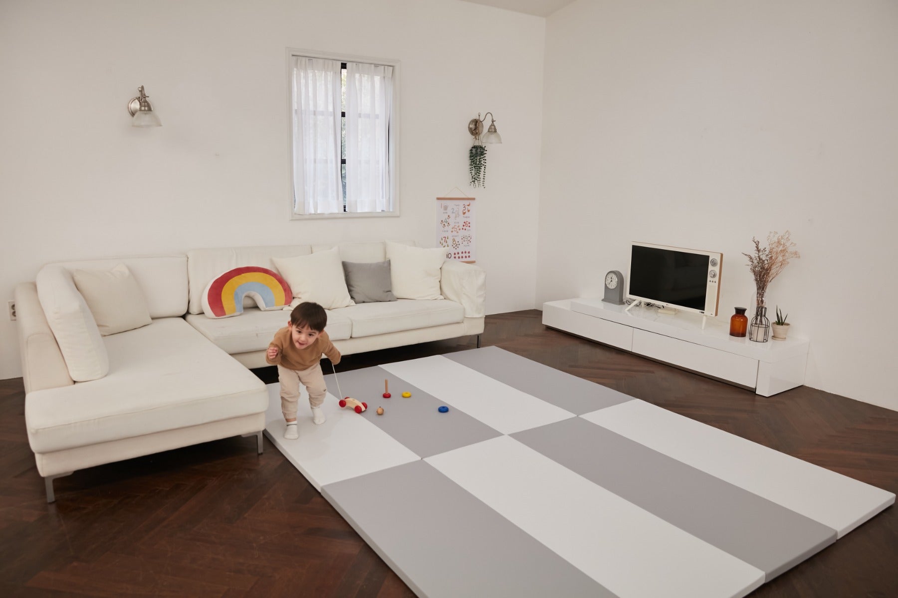 Caraz Signature Clean Folding Playmat, 140 x 200cm (4 Colors) - Pupsik Singapore