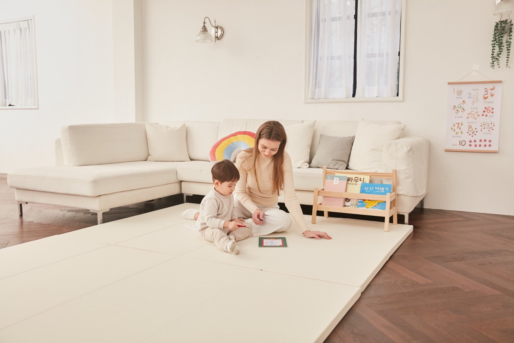 Caraz Signature Clean Folding Playmat, 140 x 200cm (4 Colors) - Pupsik Singapore