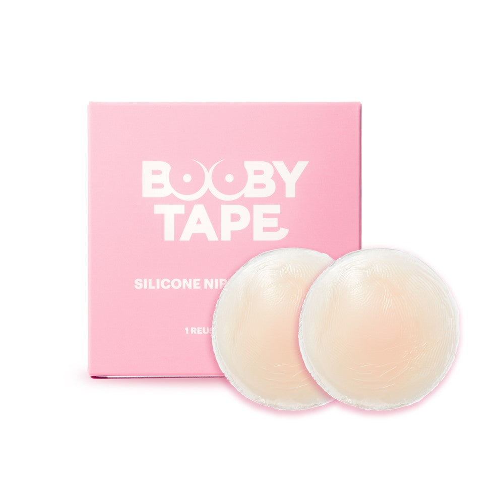 Booby Tape Silicone Nipple Covers, 1 Pair